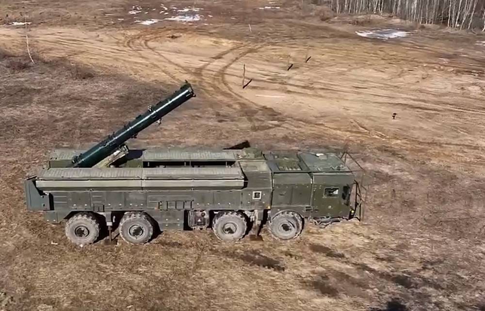 Belarus conducts exercises with its Iskander-M complexes