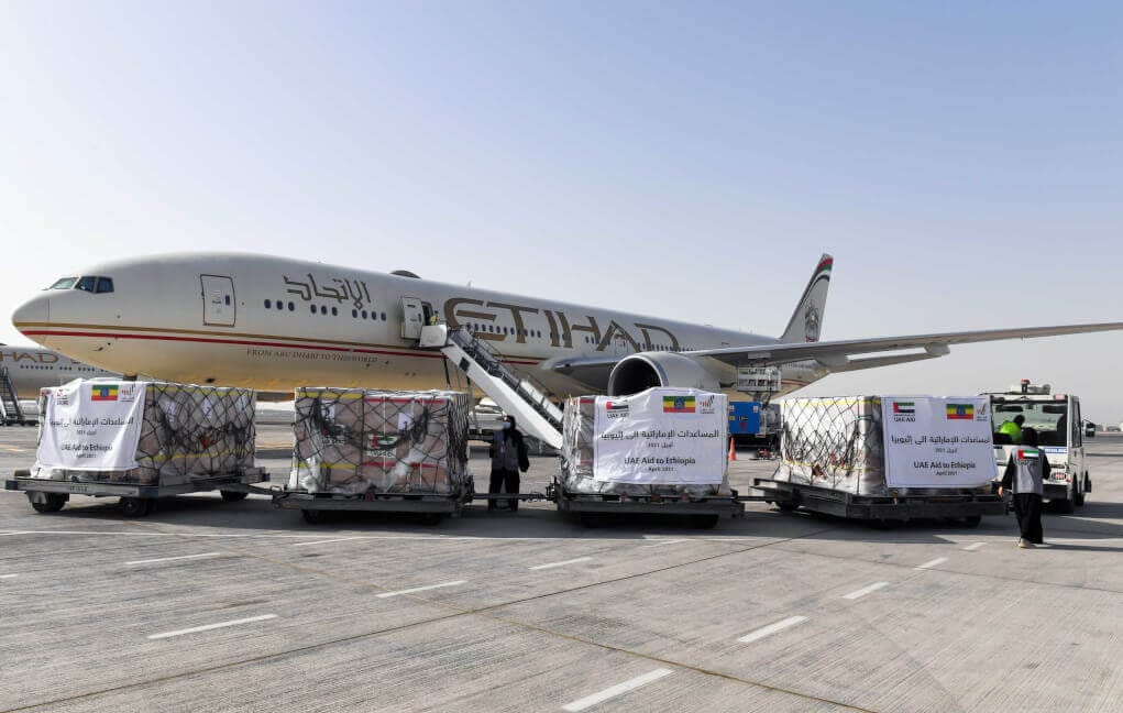 UAE sends humanitarian support to Ethiopia - 46 tons of food and health supplies