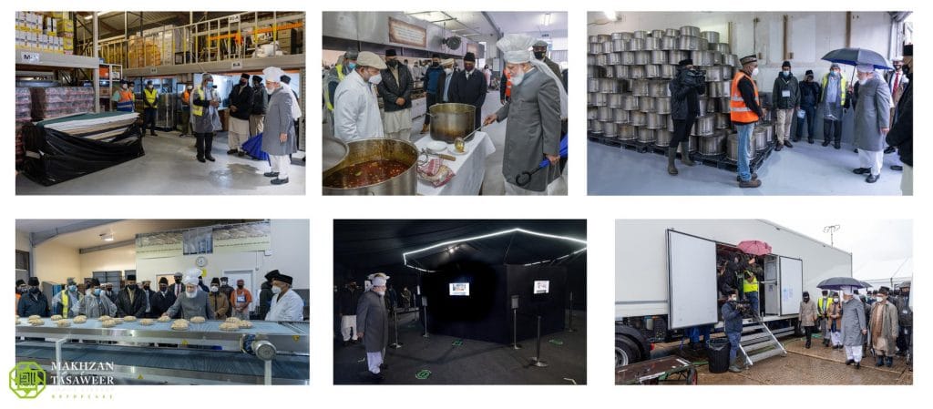 Inspection of different departments at Jalsa Salana UK 2021