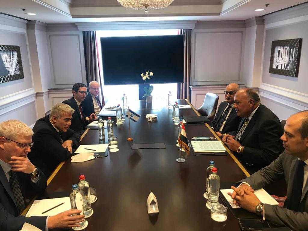 EGYPT-FOREIGN-MINISTER-ISRAEL-BRUSSELS-MEETING-ARAB-WORLD