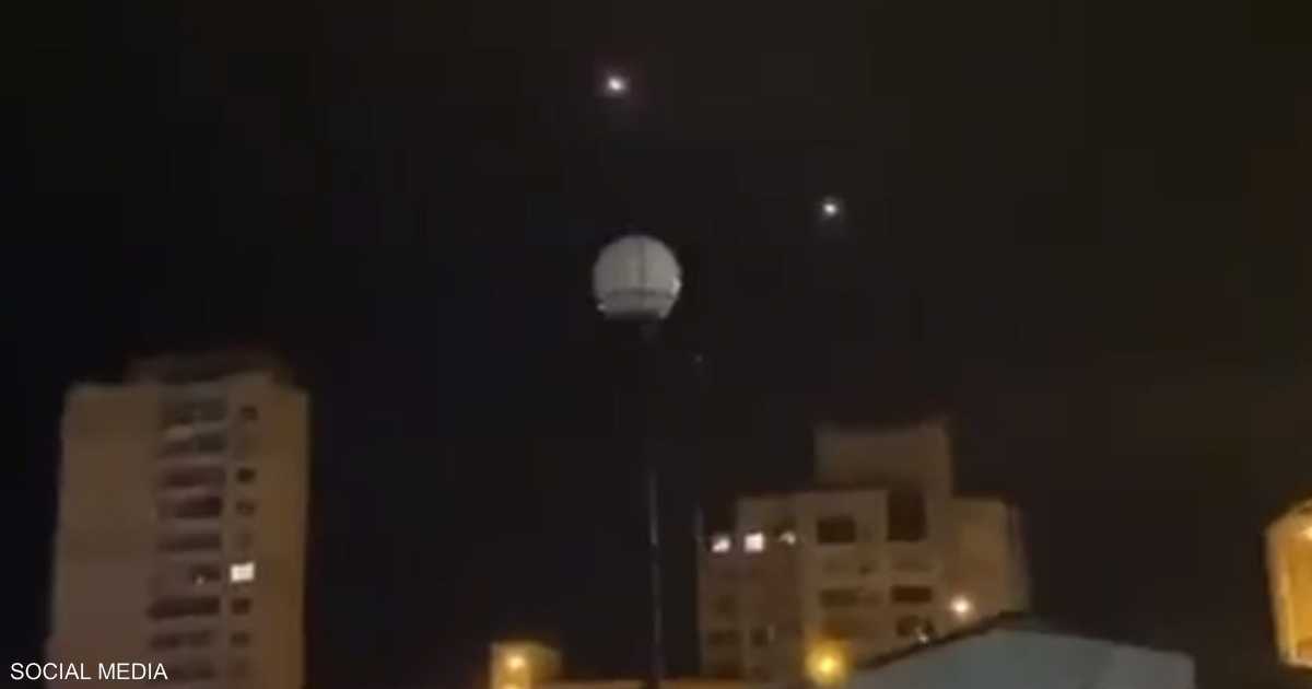 Video..Ukrainian air defense responds to Russian attacks on kyiv