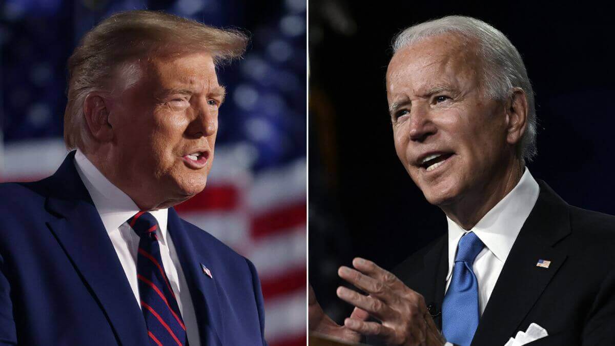 US presidential election: Trump catches up with Biden in key states - poll