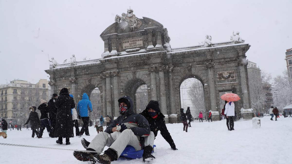 Heavy Snowfall in Spain: 3 die in the heavy snowfall in Madrid