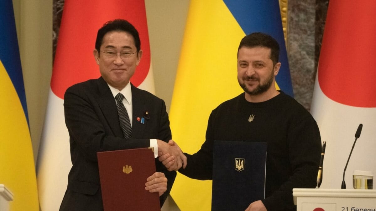 The Prime Minister of Japan and the President of Ukraine signed a joint declaration on a special global partnership
