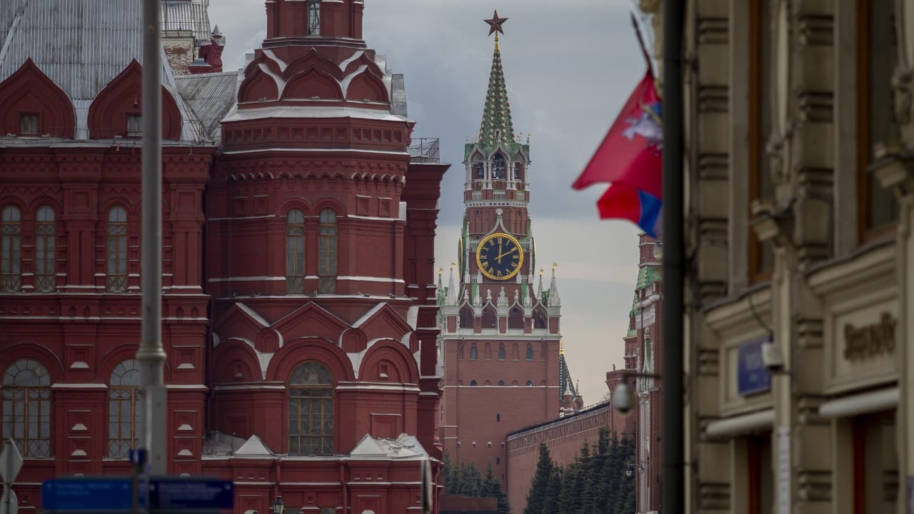 The Kremlin said Putin yesterday visited the LPR and the Kherson region