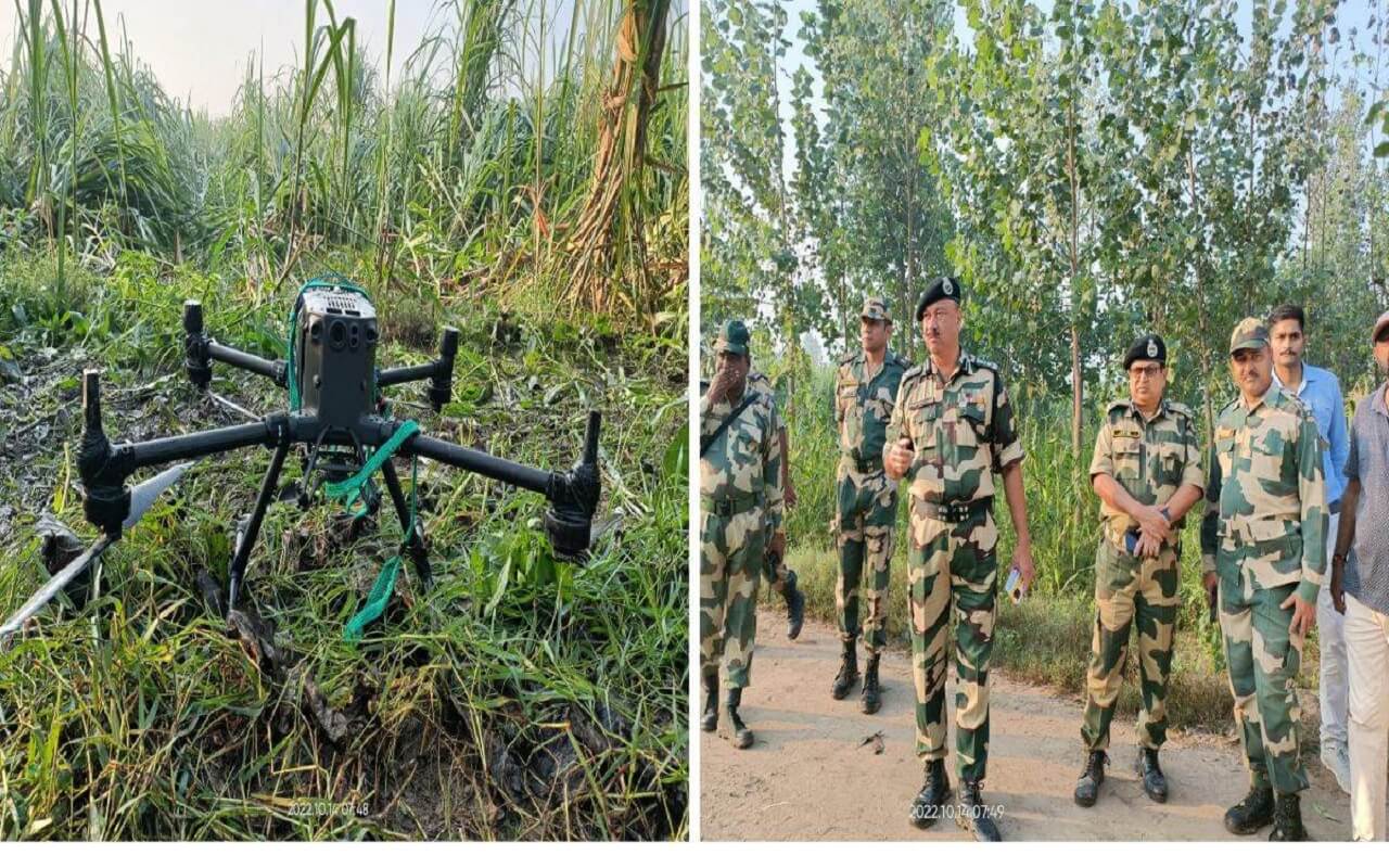 BSF shoots down two Pakistani drones along International Border in Punjab