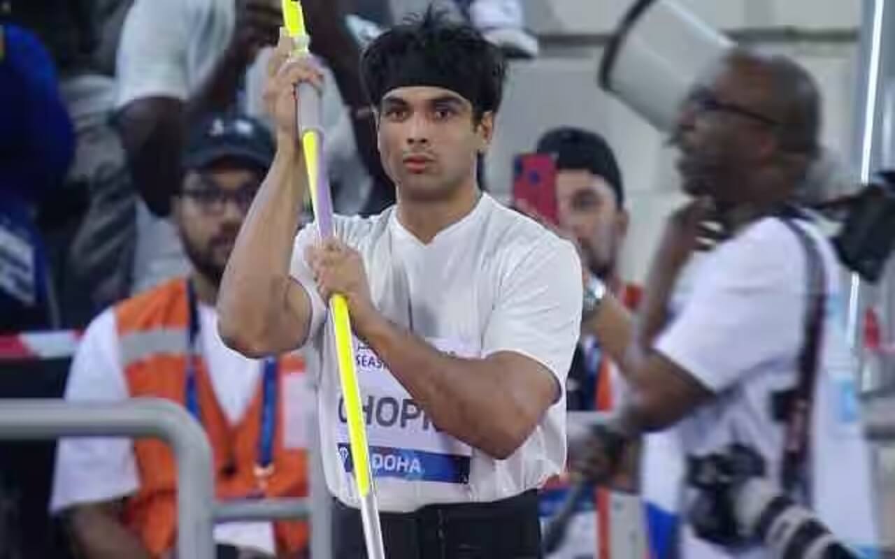Doha Diamond League Neeraj Chopra's blast in Doha Diamond League, won