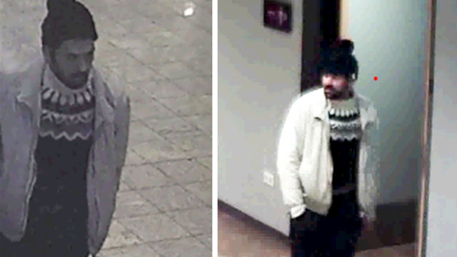 Police are looking for the man in the photos
