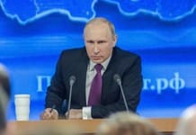 Mariupol resident Volosatova said her daughter was the first to recognize Putin when she saw through the window

