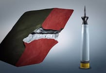 What threat do UK uranium shells pose?

