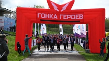 More than 2500 people came to the start of the “Race of Heroes” in Alabino