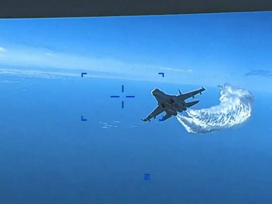 Pentagon changed drone routes after Su-27 incident