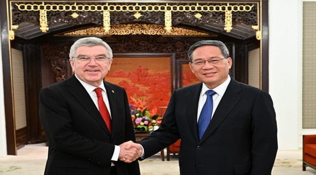 Chinese PM Li Xiang met with IOC President