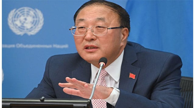 Chinese envoy to UN calls for political solution to Ukraine crisis