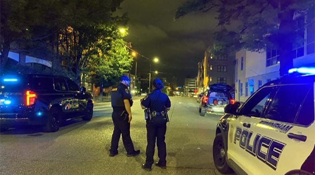 Four injured in shooting outside Birmingham bar