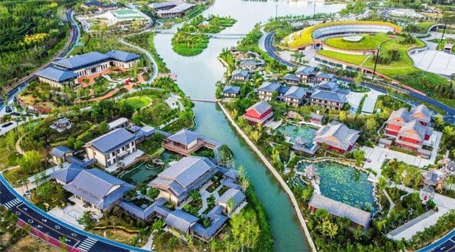 Visiting the Xiaoye Garden in Xiong'an New Area