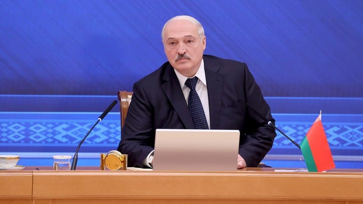 Lukashenko said Russia could transfer munitions containing real uranium to Belarus