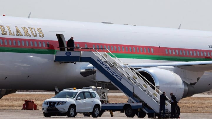Lukashenko flew to Moscow to meet Putin