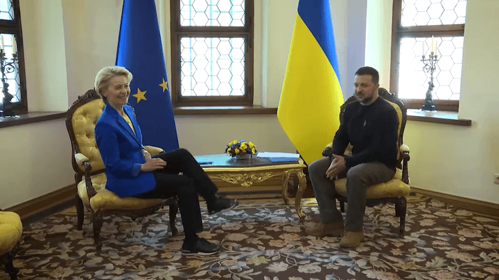 Zelensky met with European Commission chief Ursula von der Leyen