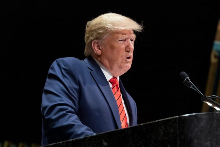 Trump said Biden, if re-elected for a second term, would ultimately destroy the United States