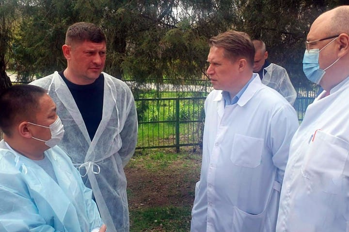 Head of the Ministry of Health of the Russian Federation Murashko visited Zaporozhye and Kherson regions