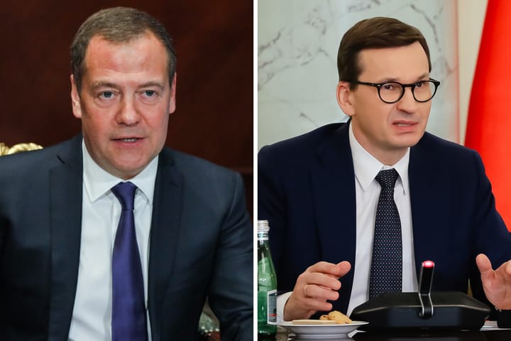 'Poland will definitely disappear': Medvedev responds to Morawiecki's statement on Ukraine's right to hit Russia