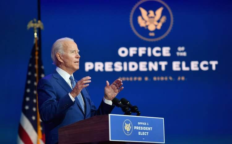 Biden: He will take over the function of the President of the United States on January 20