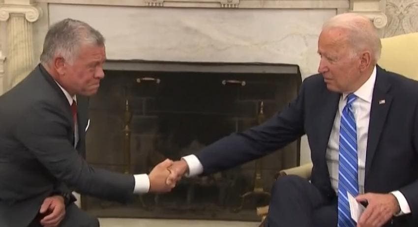 Biden to King Abdullah: We will always stand by Jordan
