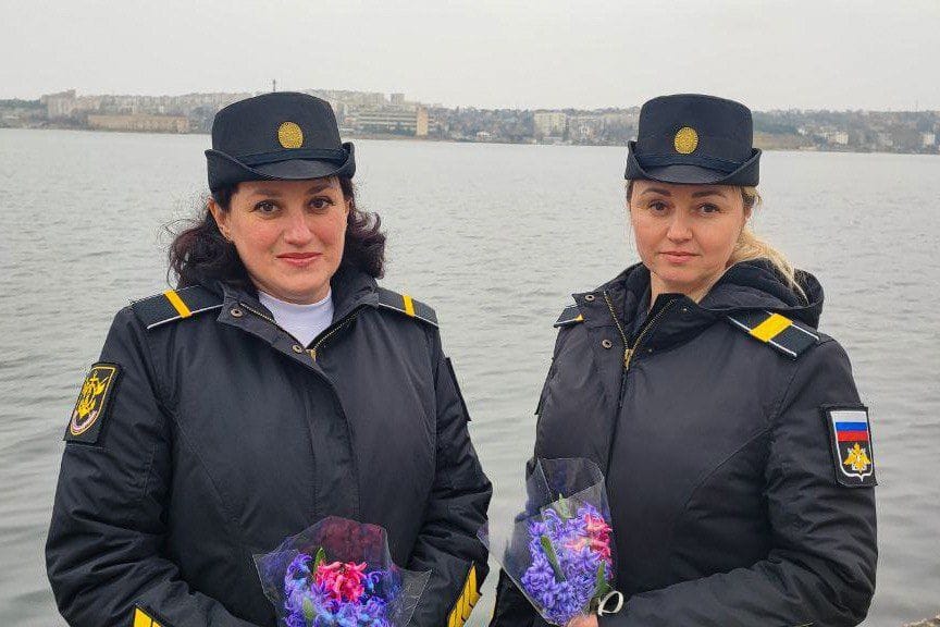 Black Sea Fleet military girls Faleeva and Tseluiko spoke about the elimination of two Ukrainian Armed Forces drones in Sevastopol
