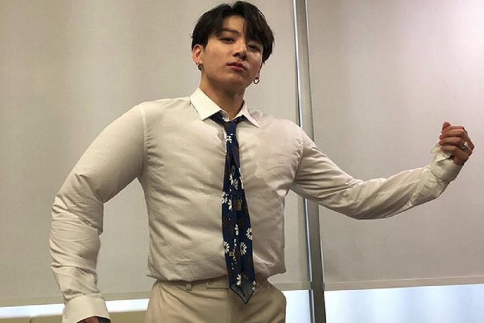 Jungkook Staged A “Nude” Erotic Photo Shoot By Hanging The ARMY Logo In
