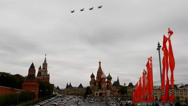 Russia celebrated victory over Nazi Germany