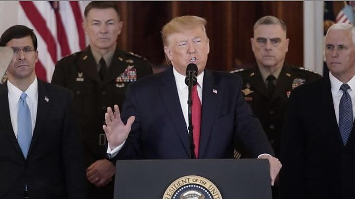 Trump is not looking for a military confrontation with Iran