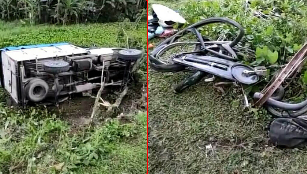 India News: Road accidents kills a bicycle rider in Bokakhat, Assam
