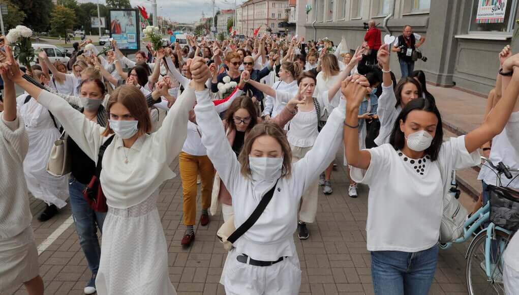 Fifth evening of protests: thousands of people took to the streets of Minsk, lukashenko, president of Belarus, Belarus News, politics news, Police brutality in Minsk, policy, diplomacy, world news, breaking news, latest news; The Eastern Herald News