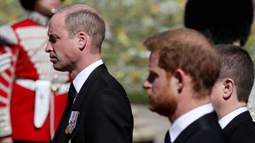 william and harry conversation on Grandpa's funeral