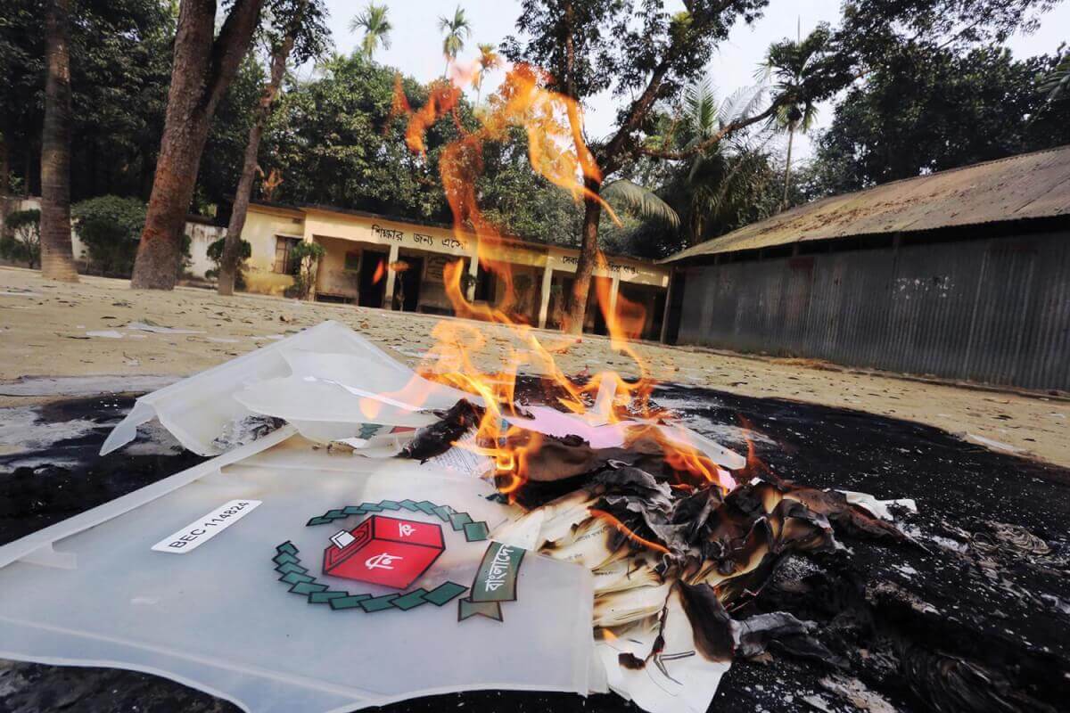 BANGLADESH-POLITICAL-VIOLENCE-ELECTIONS