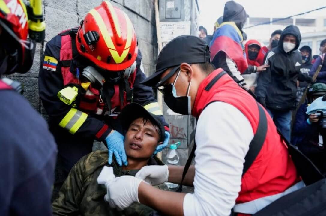 Protests continue in Ecuador: Dozens injured, one killed