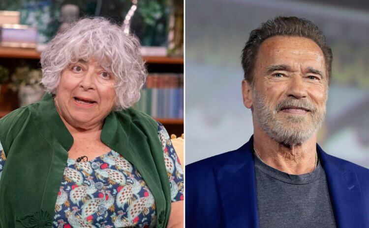 Actress Miriam Margolyes recalls an incident on the set with Schwarzenegger: He is full of himself