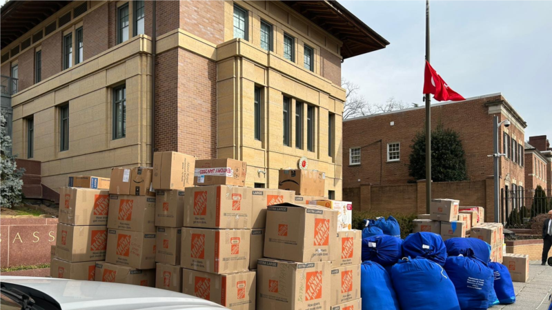 The Pentagon sends a humanitarian mission to Turkey