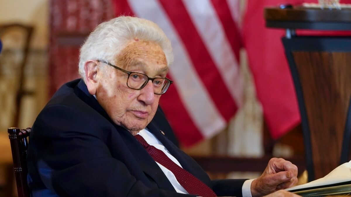 Henry Kissinger celebrates 100 years still active in world affairs

