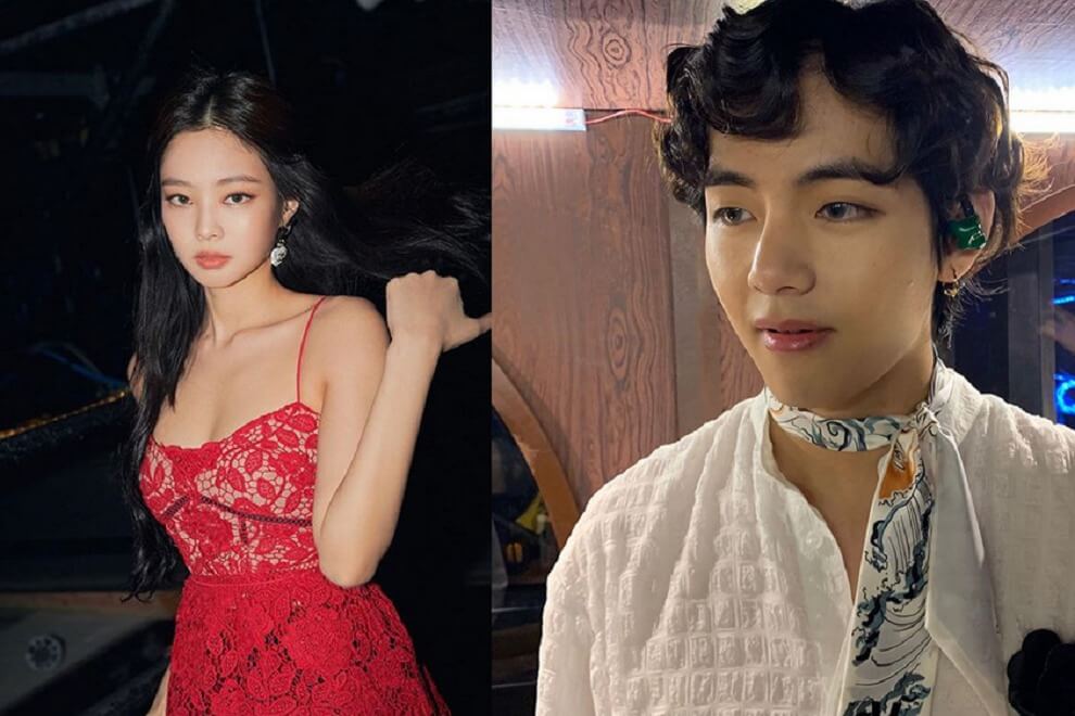 Taehyung and Jennie's Passionate Kiss Leaked Online - Candid Pic!