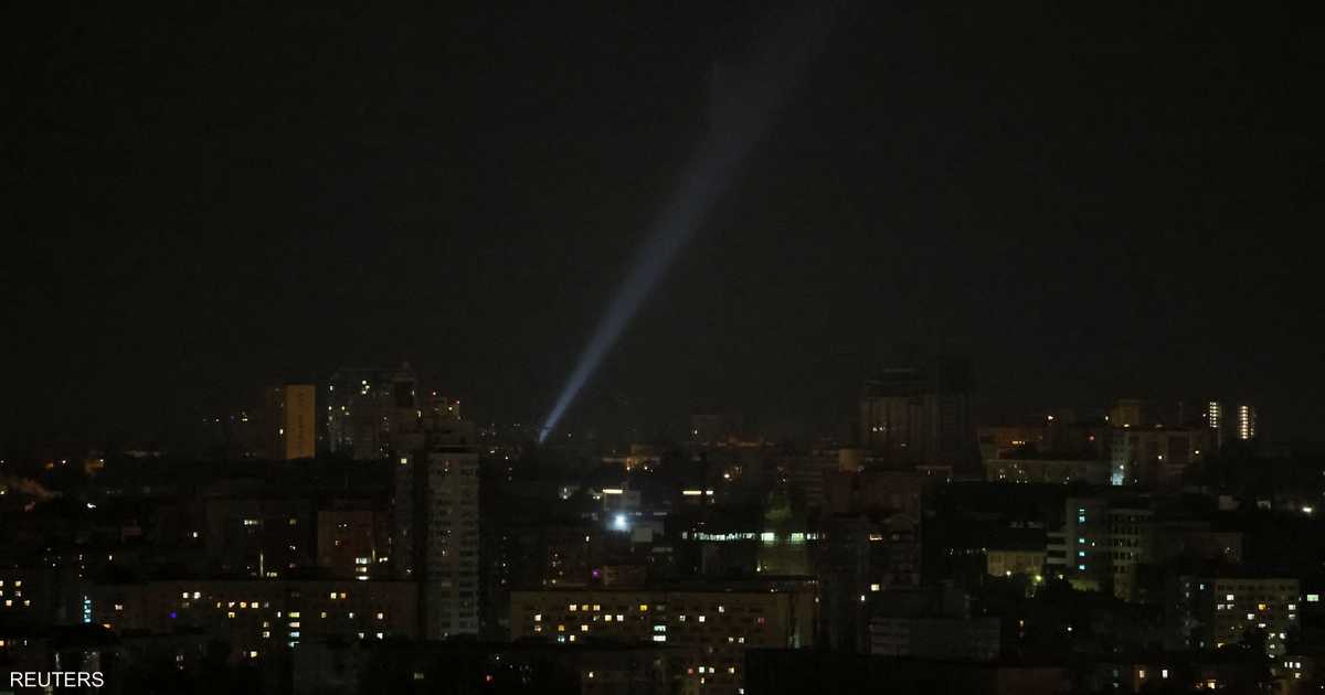 Ukraine.. kyiv is attacked by Russian drones