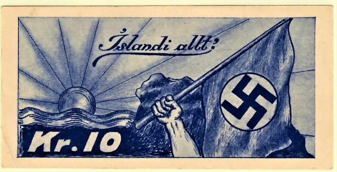 Historical artifacts from the work of the Icelandic Nazi movement on display

