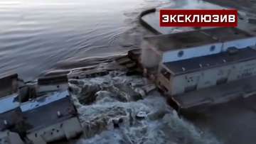 specialist Tetelmin said that the reservoir of the Kakhovskaya hydroelectric power station is being prepared for eco-sabotage